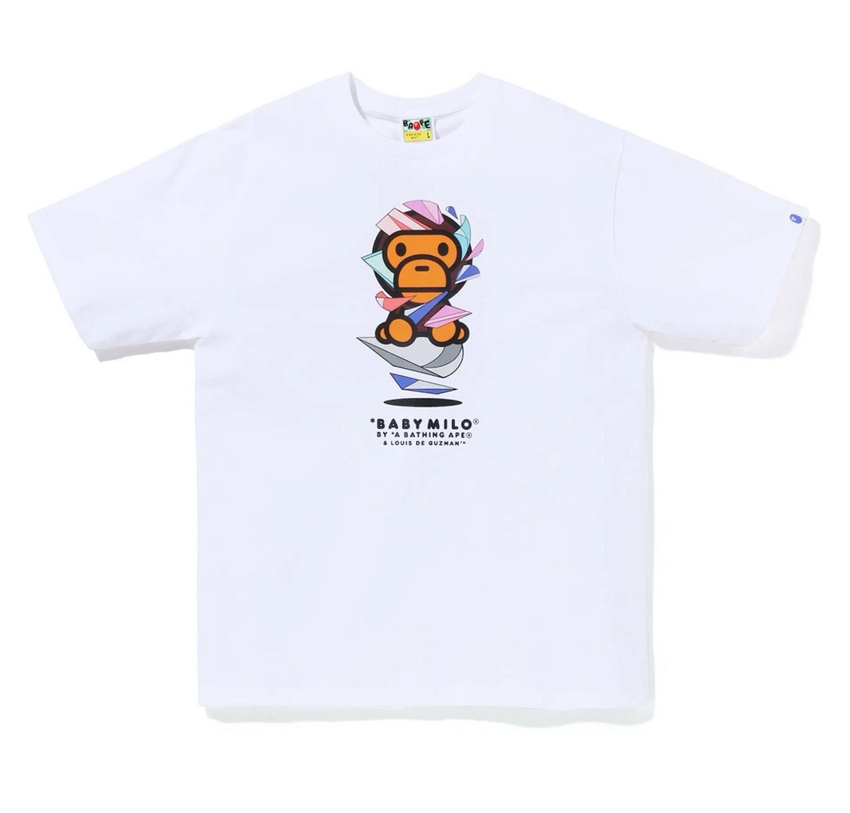 Bape x Louis De Guzman Baby Milo T-Shirt (White) - Men's Japan XXL