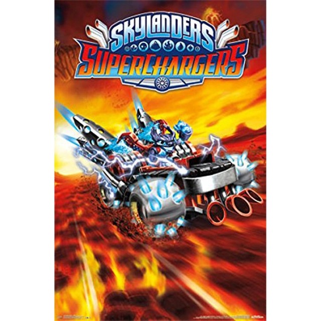 Skylanders Superchargers Spitfire Video Gaming Poster 22x34 eBay