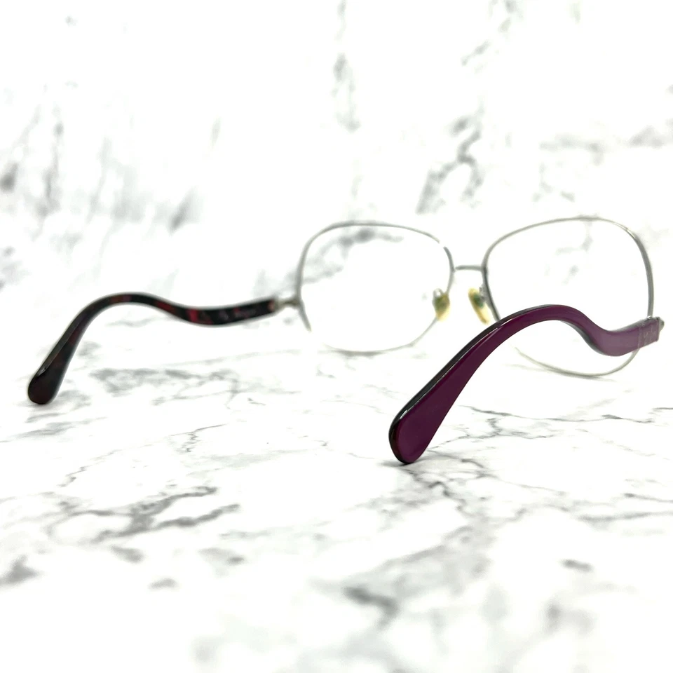 Gafas Diane von Furstenberg DVF801S 107 plateadas cuadradas borde completo 64-14-130 Foto 4 de 4