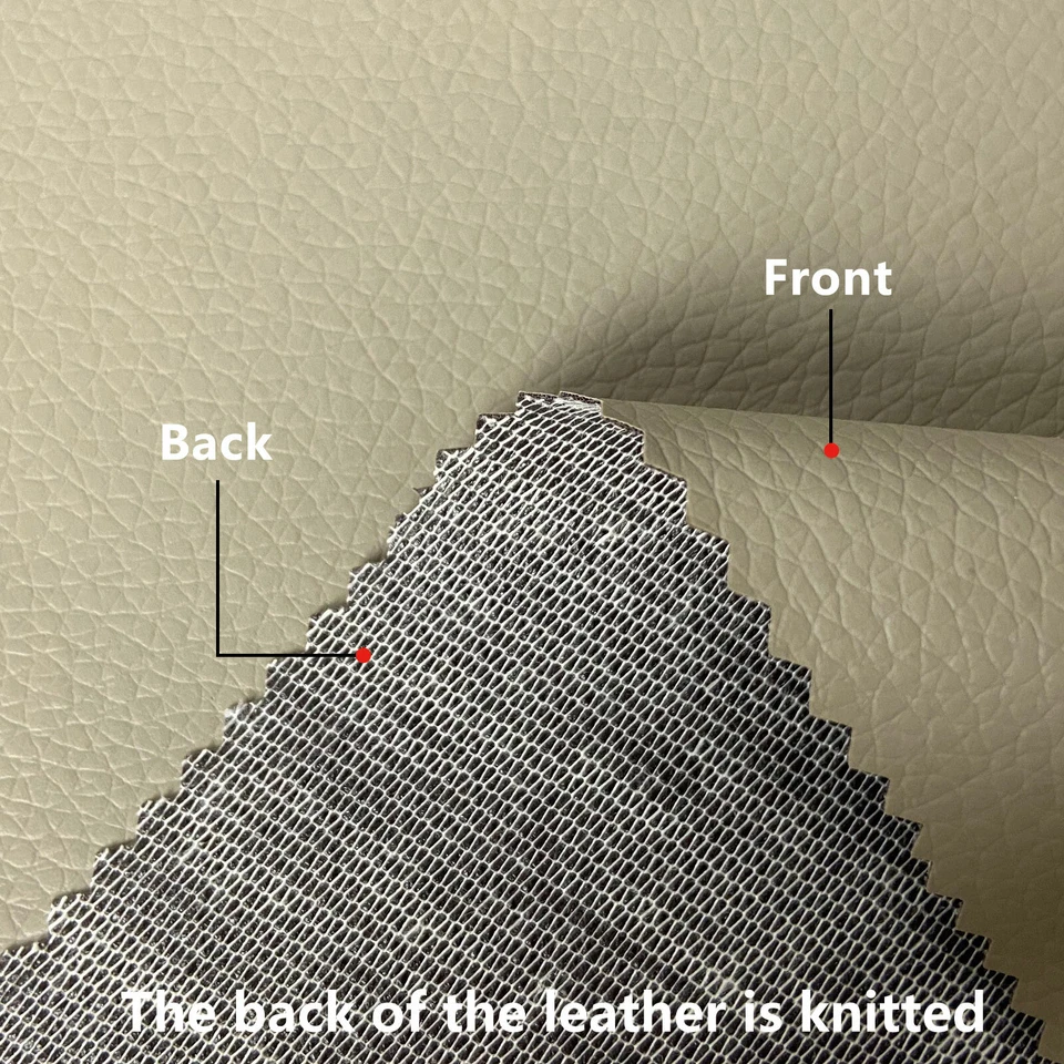 Marine Grade Vinyl Upholstery Waterproof Fabric Fake Leather Material - Image 4 of 4