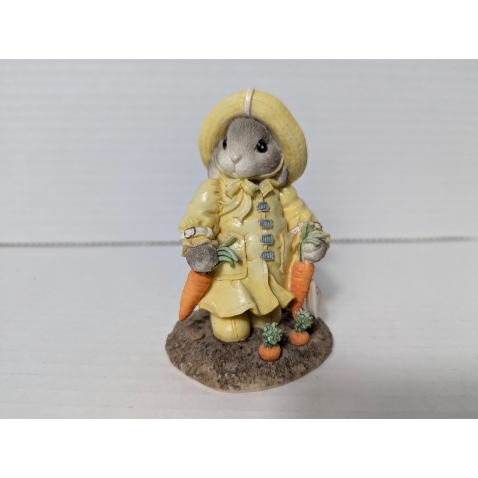 My Blushing Bunnies Blessing on a Rainy Day Enesco Priscilla Hillman figure eBay