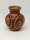 Vintage Miniature AZTEC   Design  Pot