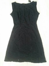 Ladies Zara Black Lace Dress Size S ( See Pics For Measurement )