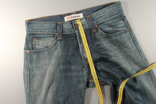 Herren Jeans Levi's 512 Bootcut Größe W32 L34 100% BAUMWOLLE D099 - Bild 5 von 10