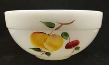 Fire King  Gay Fad  Mixing Bowl Colonial Kitchen Grape  Peach Pear 7.25 Inches