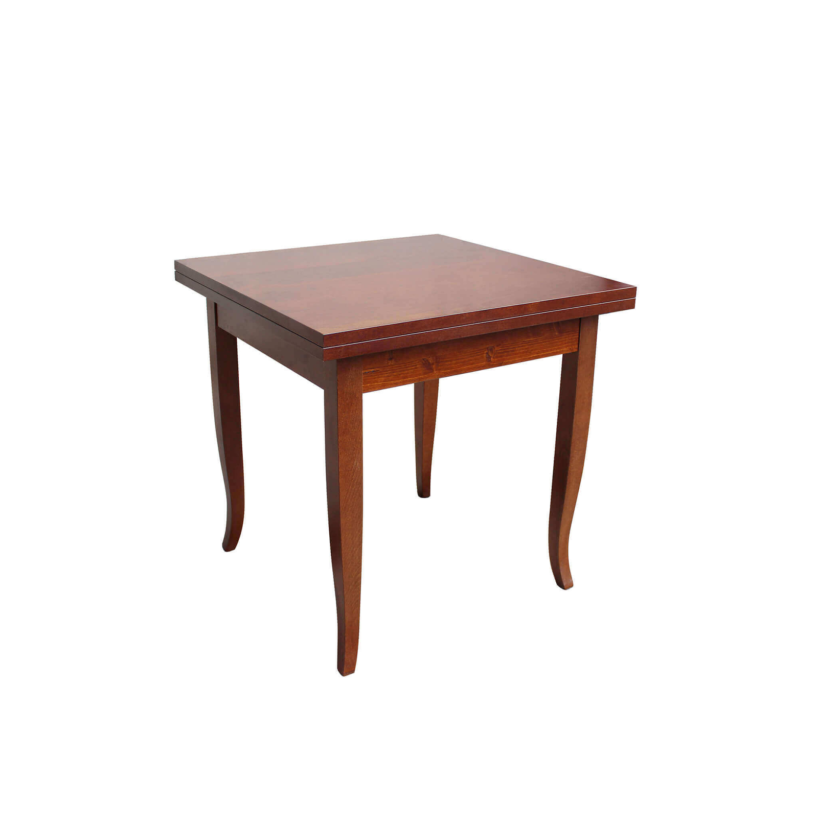 tavolo da pranzo allungabile a libro in legno massello tinta noce Arte povera G