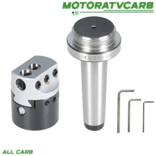 ALL-CARB 2" Boring Bar Head  MT3-M12 Carbon Steel Tipped Hole Milling Holder Set