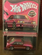 Hot Wheels Redline Club 1993 Ford Mustang Cobra R Pink