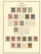 France colonies 1899-1944  DAHOMEY  collection mint & used  $ 820.00