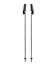 Black Crows Stans Ski Poles - Adult - 2025 - 130 cm / Black/Orange