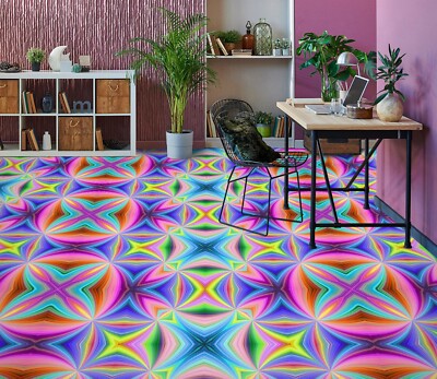 3D Pink Texture SKE1574 Floor WallPaper Print Decal Epoxy Floor Deco Kay