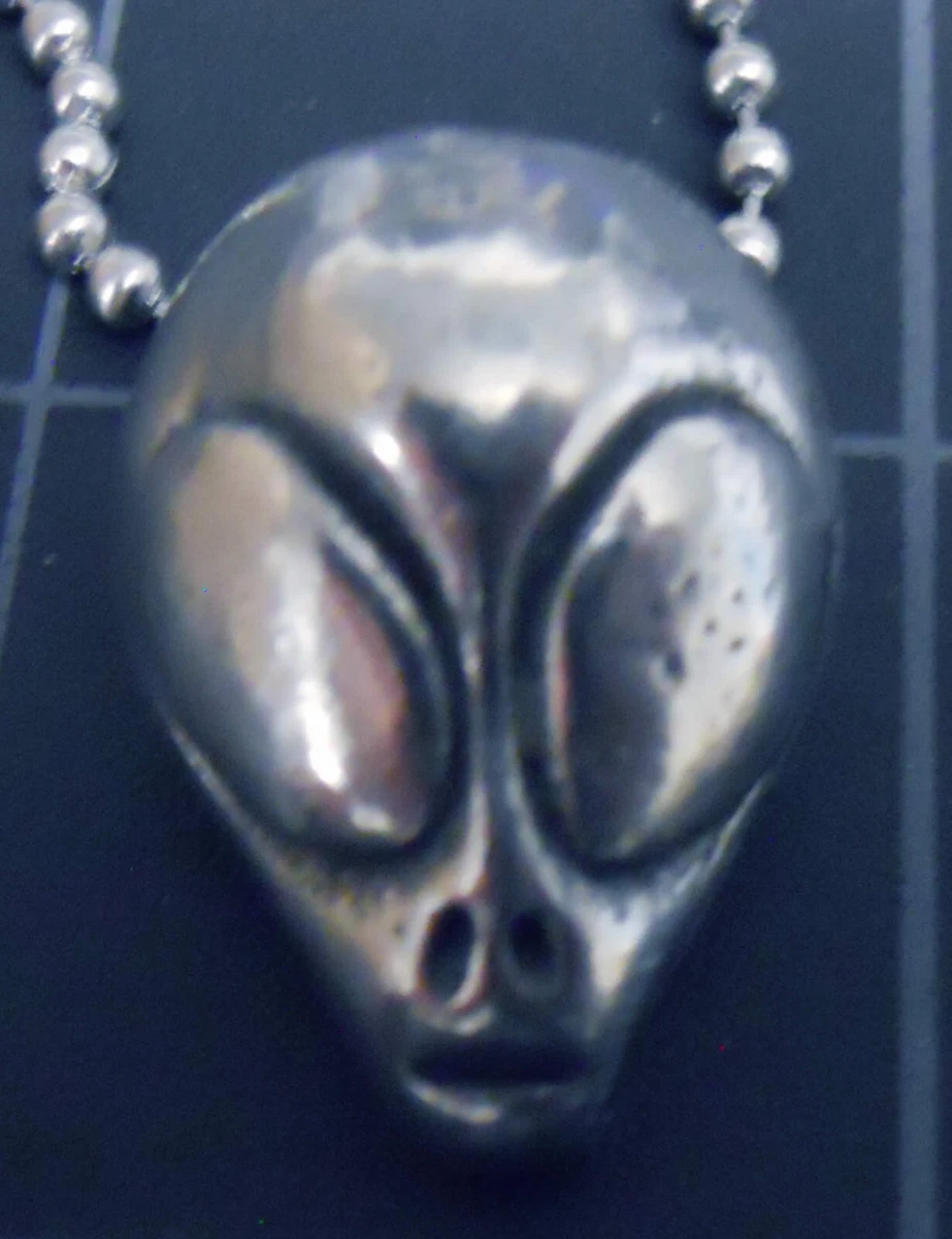 Necklace ALIEN GREY Pendant Stainless Steel Ball Chain New AREA 51