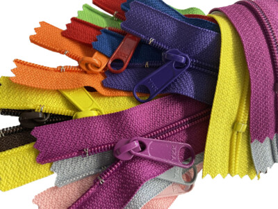5pcs 27'' YKK  #4.5 Coil Handbag or Purse Zipper With Extra-Long Pull Made In USA