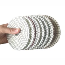5" Diamond Polishing sanding grinding pad Grit 800 (33 PIECES) stone concrete 