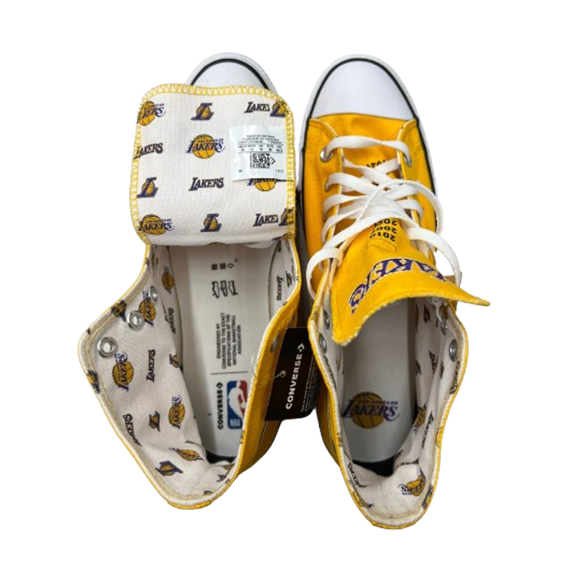 Converse Chuck Taylor NBA Los Angeles Lakers Shoes Mens Sz 10 Mens 