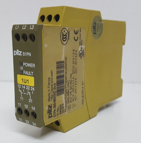 Pilz S1PN Sécurité Relais 550-690VAC 890220 - Photo 2 sur 9