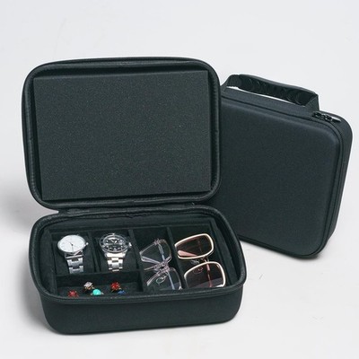 Travel Case 5Slot Portable Jewelry Versatile Watches Sunglasses Organizer Rin...