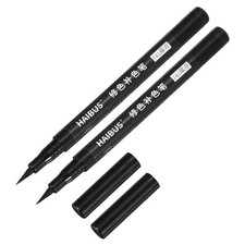 5.71 Inches Fabric Marker Pen, 2 Pcs Fabric Brush Point Marker Navy Blue