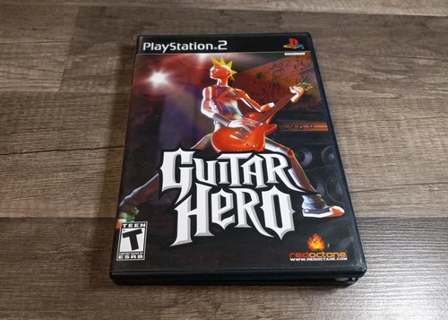 Guitar Hero Sony PlayStation 2 Complete W/Manual Tested And Works Free Shipping