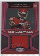 2023 Certified New Generation Jerseys Mirror Pink /299 Rashee Rice #NGJM-25 uk2