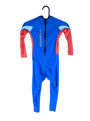 O'Neill Swim Surf 2mm Wetsuit 50+ UV Block Full Body Zipper Back Kids Size 4