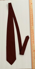 Ferrell Reed Nordstrom Red Vintage Tie Silk Woven in England, Made by Hand