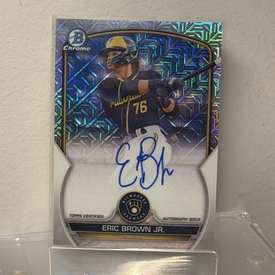 2023 Bowman Chrome Prospect Mega Box Auto Eric Brown Jr #BMA-EB Auto