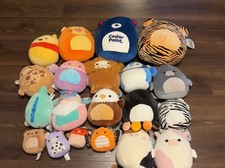 HUGE Squishmallow Lot of 20 Stuffed Animals NWT Disney, Seacow, Butterfly, Cat