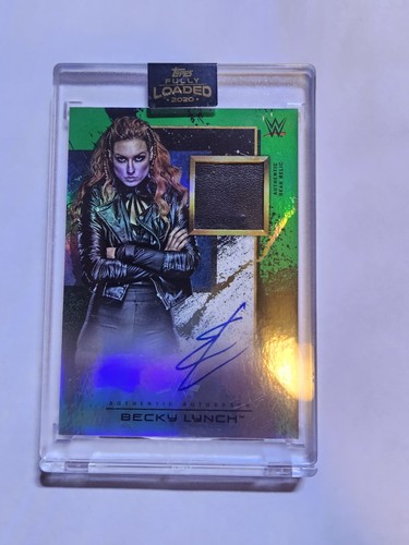 2020 Topps WWE Fully Loaded BECKY LYNCH Patch Auto /50 #SG-BL