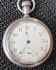 Antique Waltham Pocket Watch Grade 625, Model 1908, 16s 17j Sterling Swing Out