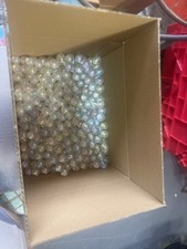 MARBLE BULK LOT 3 LBS 9/16" CLEAR LUSTER FINISH MEGA MARBLES