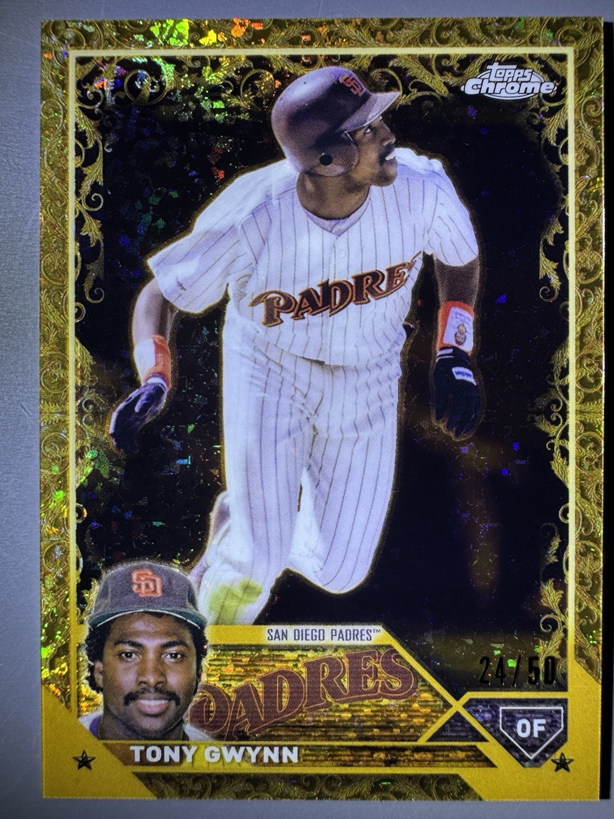 2023 Topps Gilded Collection Mini Diamond Gold Tony Gwynn (24/50) #131