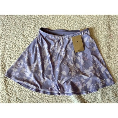 Nike Dri-FIT Purple Cloud Print Tennis Skort Built-in Shorts Womens XS