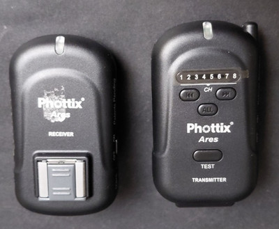 Phottix Ares Wireless Flash Trigger Transmitter & Receiver Set for Camera