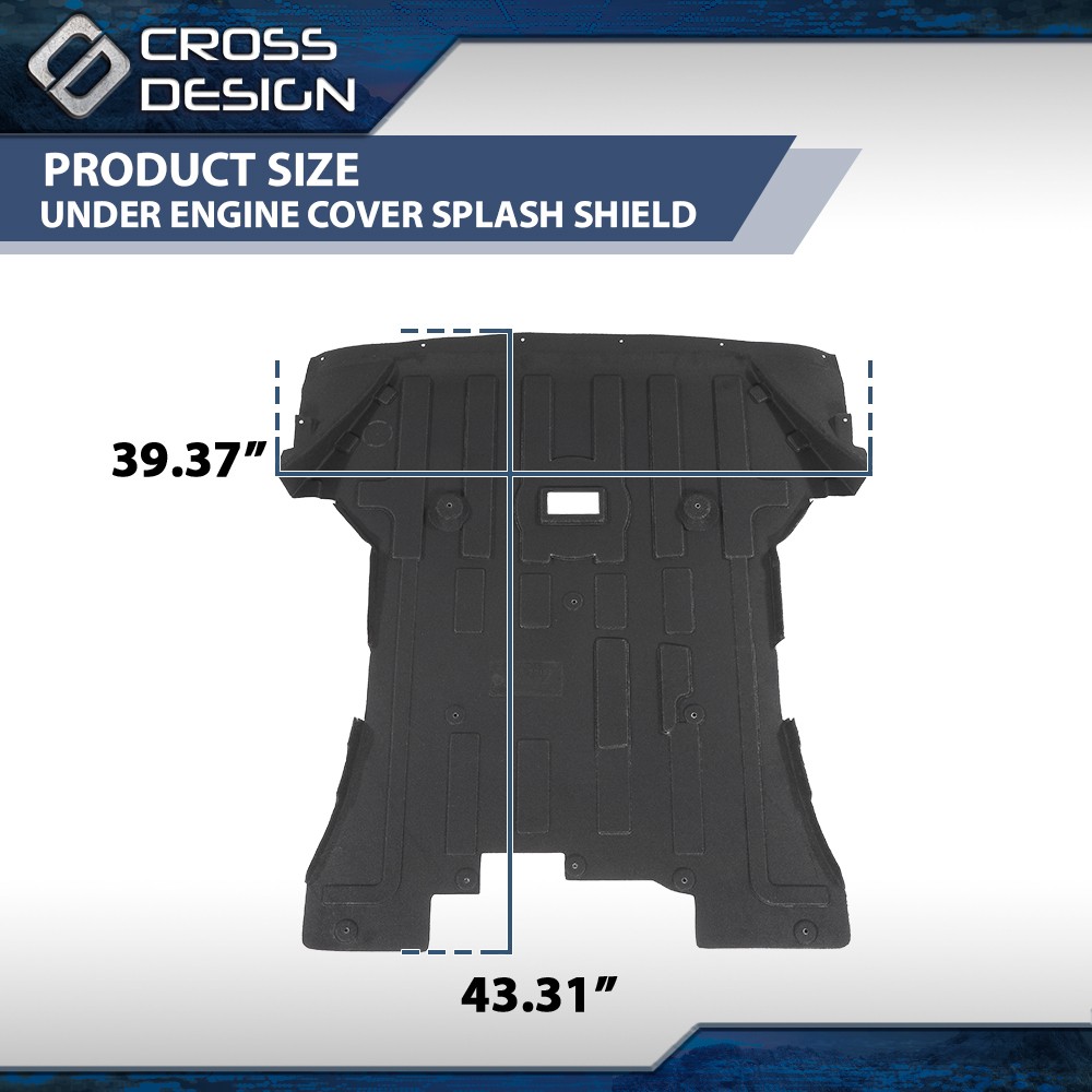 UNDER ENGINE COVER SPLASH GUARD 51757213662 FIT FOR 2011-2017 BMW X3 28I 28D 35I