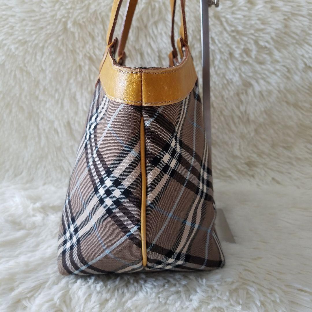 Burberry Blue Label Tote Bag Nova Check Boat Shape Women Bag