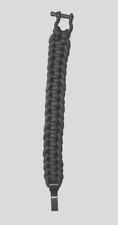 Paracord Emergency Survival Rope Black Bracelet - NEW