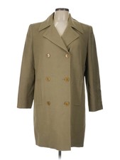 Linda Allard Ellen Tracy Women Green Coat 10