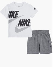 Nike Kids' T-Shirt Top Cargo Shorts Set Toddler 2T Boys Athletic Play Set New