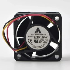 EFB0412LD-F00 12V 0.08A 4020 4CM 3-Wire Cooling Fan