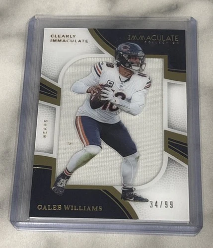 2025 Panini Immaculate Caleb Williams Clearly Immaculate Jerseys /99