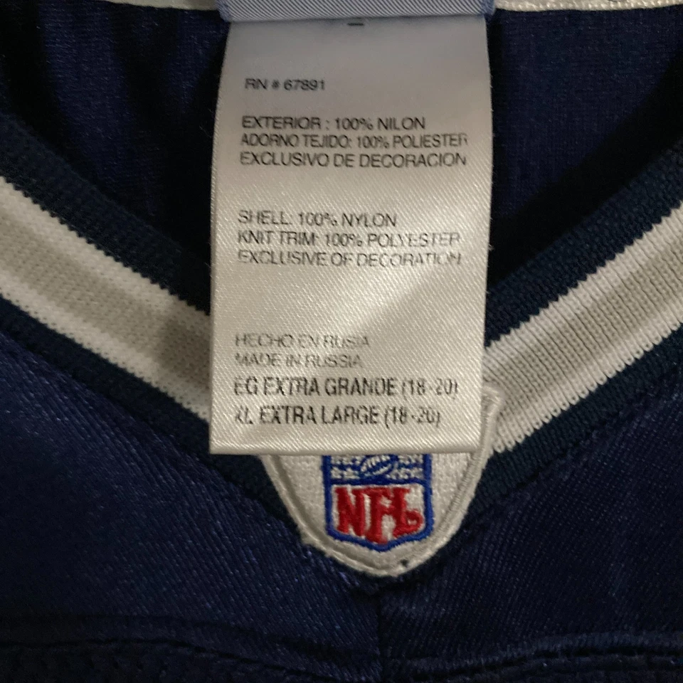 Camiseta Reebok On Field Dallas Cowboy Williams Talla Juvenil XL (Adulto Pequeño) #31 Foto 4 de 4