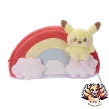 NEW TAKARA TOMY Pokemon Pikachu Pokepiece Plush Pouch Hoshizora Ver