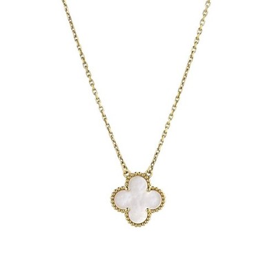 Van Cleef & Arpels Alhambra Vintage Perlmutt Halskette 156525489