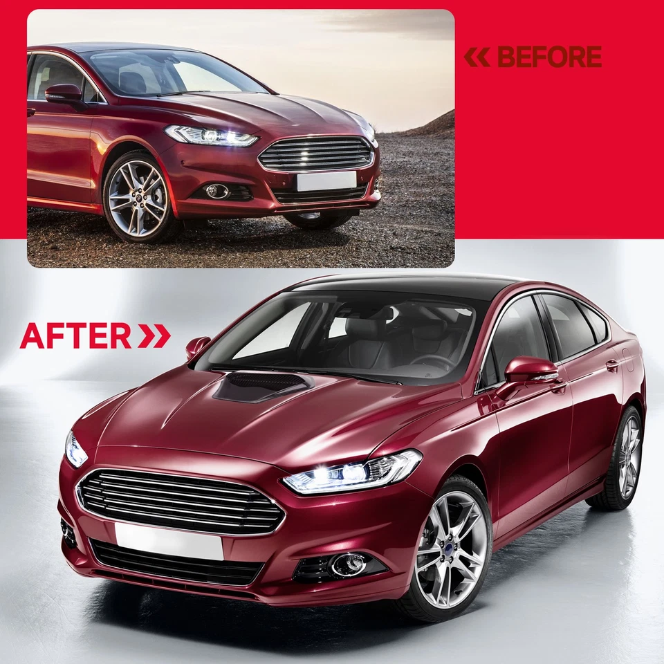 For Toyota Camry Sedan Black Car Air Flow Intake Scoop Hood Decor Vent Cover US - Image 4 of 4