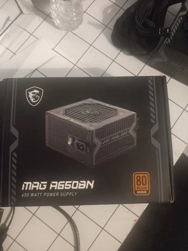 alimentation pc 650w de msi, jamais utiliser car jamais fini mon pc