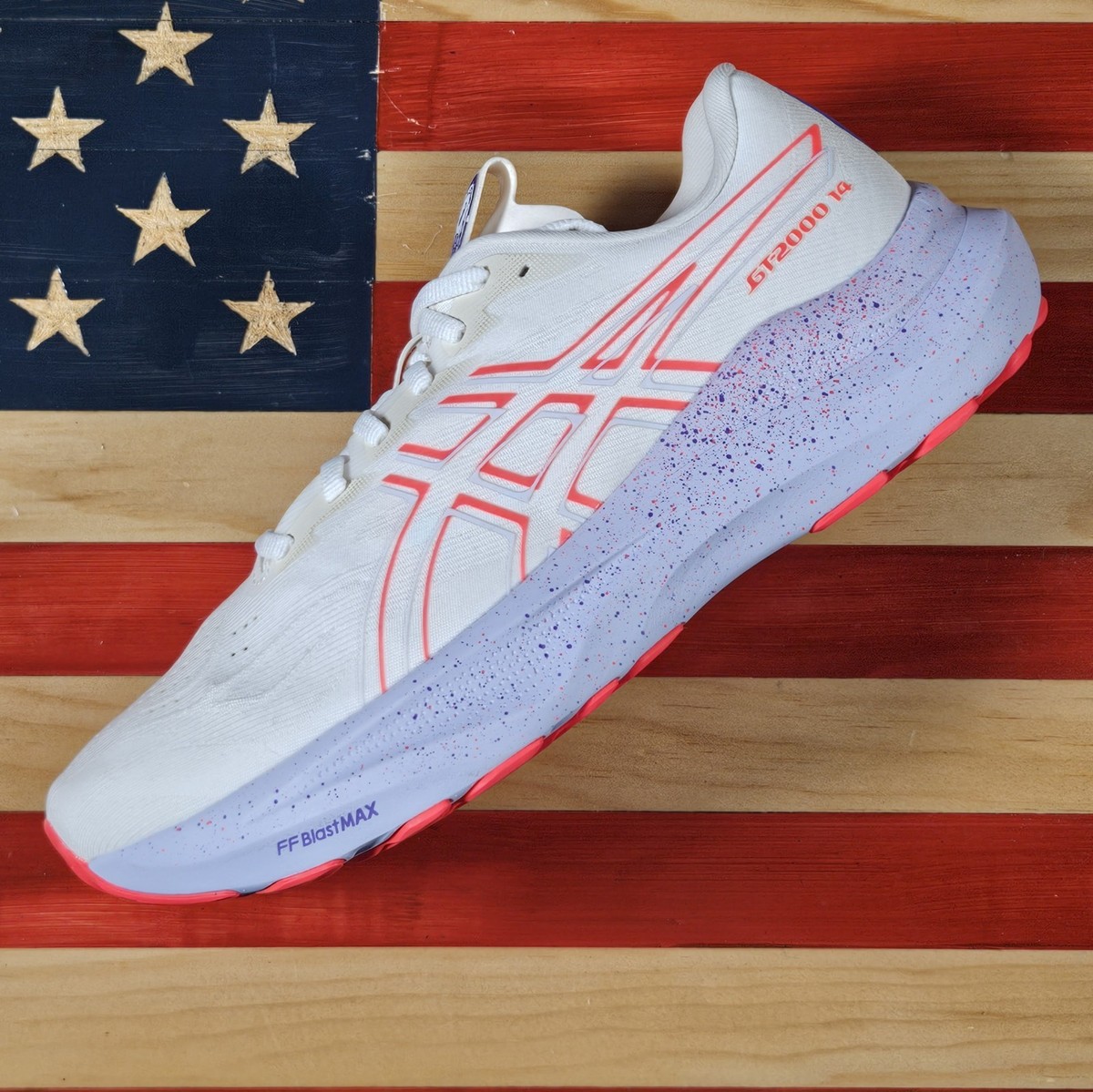 Asics GT 2000 14 Tokyo Running Shoe Cream/Edo Purple SAMPLE 