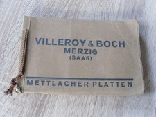 Musterbuch Villeroy & Boch 1924  Mettlacher Platten Merzig ( Saar )  Selten
