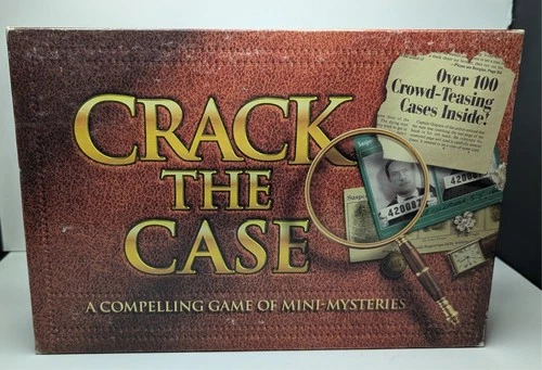 1993 Crack The Case Mysteries Board Game Milton Bradley Vintage COMPLETE