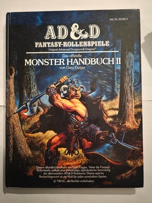 MONSTER HANDBUCH 2 II AD&D ADVANCED DUNGEONS & DRAGONS